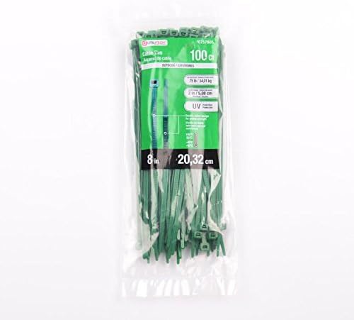 100-Pack 8-in Nylon Cable Ties