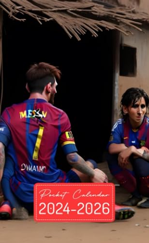 Pocket Calendar 2024-2026: Two-Year Monthly Planner For Purse , 36 Months From January 2024 To December 2026 Messi In The Slum Show Of Talent Pocket Calendar 2024-2026: Two-Year Monthly Planner For Purse , 36 Months From January 2024 To December 2026 Messi In The Slum Show Of Talent