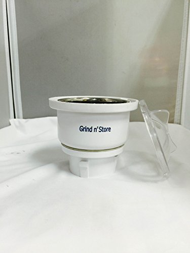 Preethi 0.4-Liter Grind n' Store Blue Leaf Chutney Jar