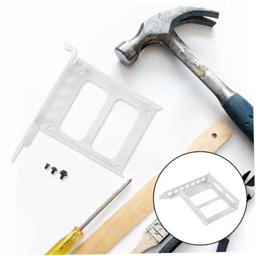 DIYEAH SSD Enclosure Bracket Metal Rear Panel Mounting Bracket for Desktop PC - Image 8