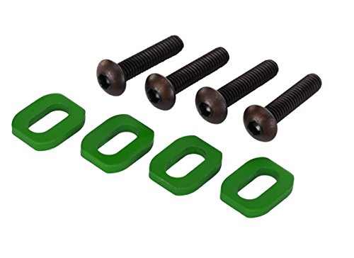 Rondelles Traxxas support moteur alu vert TRX7759G pour modèle RC X-Maxx 8S
