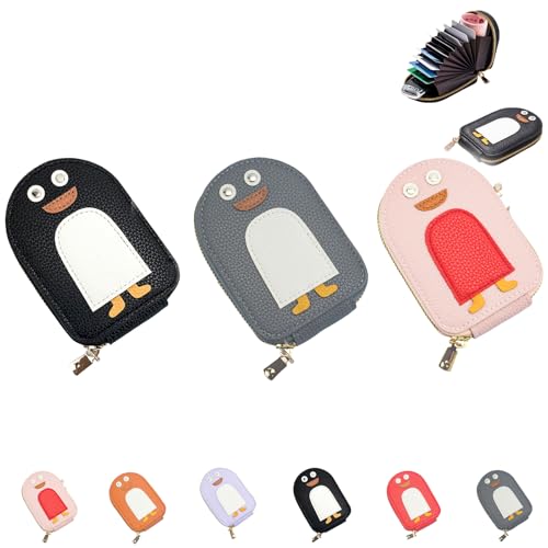 Porte-cartes pingouin compact pour ranger toutes vos cartes sans encombrer vos poches