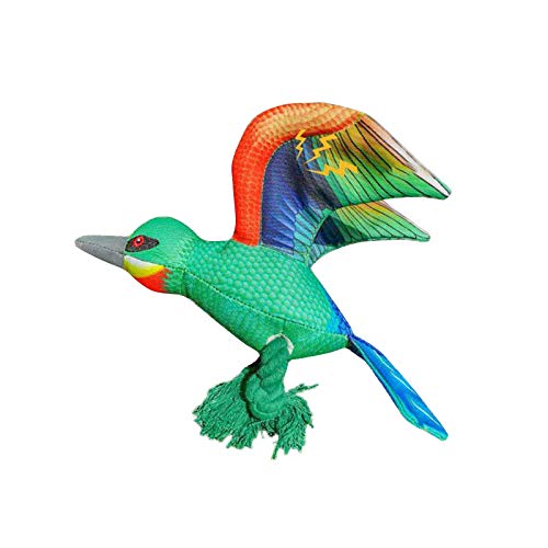 Large and Small Dog Pet Biting and Vocal Toys Pets Passing Time Toys, EASTBLUE Squeaky Dog Toys for Aggressive Chewers: Rubber Puppy Chew Ball with Squeaker, Almost Indestructible (A)