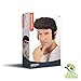 NEW BLACK GREASE WIG ELVIS STYLE WITH QUIFF (peluca)