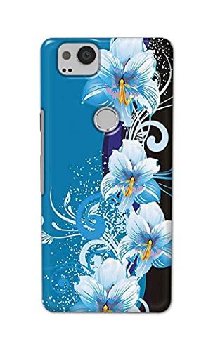 Image of PRINTFIDAA Beautiful Floral Design Printed Designer Hard Case for Google Pixel 2 Back Cover -(e) RPM1006