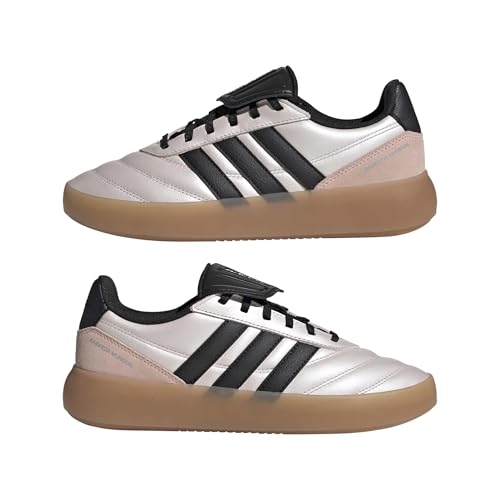 adidas Women's Barreda Mundial, Sandy Pink Met./Black/Blush Pink, 10.5 - image 7