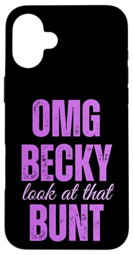 �p�[�v���x�[�X�{�[���}�} OMG Becky Look at that Bunt �X�}�z�P�[�X iPhone 16 Plus �p