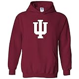 UGP Campus Apparel AH02 - Indiana Hoosiers Primary Logo Hoodie - Large - Cardinal Red