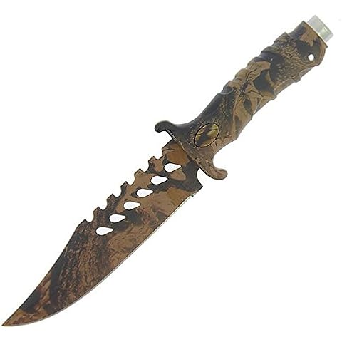 g8ds® Fahrtenmesser Camo King 10,5" inkl. Etui Outdoormesser Camping Survival Cover