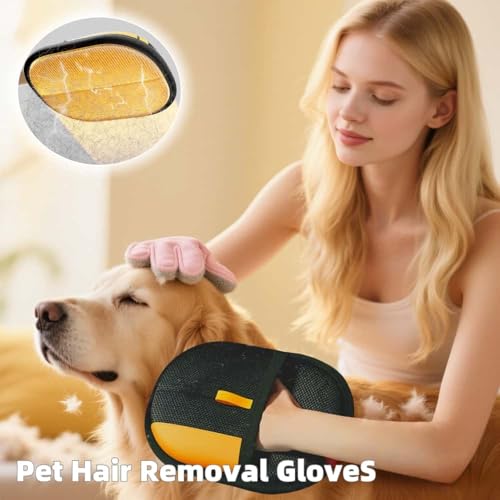 ZONCIHO Pet Hair Remover, 2025 New Pet Hair Removal Gloves for Carpet, Couch, Furniture, Car Seat, Upgraded Pet Hair Removal Tool (1PCS)