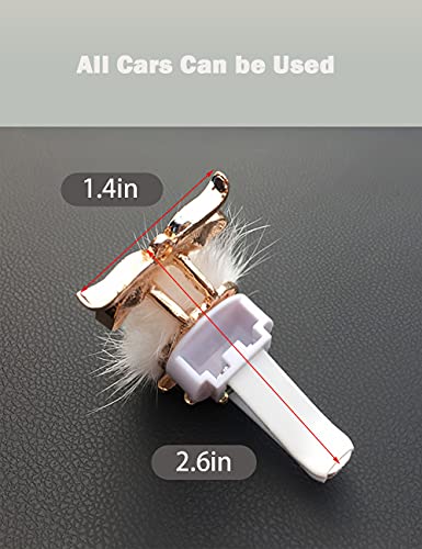 Image of KEEPFINE Car Diffuser Vent Clip,2pcs Owl Cute Car Air Freshener,Bling Crystal Car Air Vent Clip Charms Car fresheners for Women (Sapphire,Wine Red)