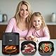 2 Stück Silikonform Heißluftfritteuse Zubehör für Philips Airfryer XL - 6.2L (HD9270)/5000 Serie XXL, 7,2L (HD9285),Air Fryer Silikon Einsatz Anstelle Backpapier,Auflaufform Airfryer für COSORI 4,7L