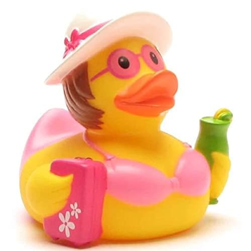 DUCKSHOP Canard de bain urlauberine - L : 8 cm