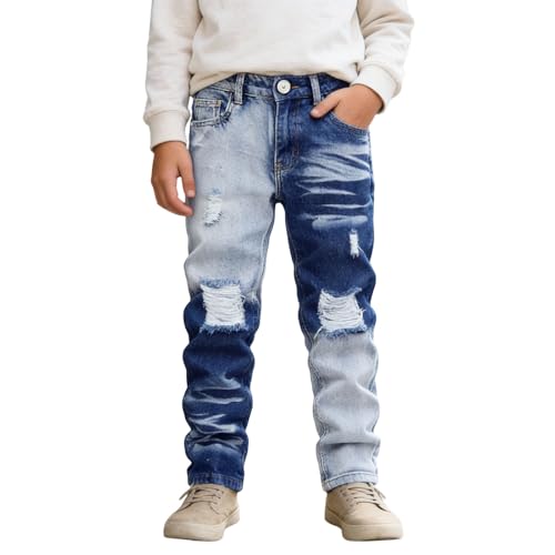 Jean baggy enfant ample coupe loose retro 90s pour garcon et fille