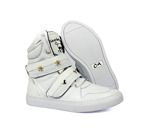 Tenis Botinha Fitness Feminina Academia Treino Cor:Branco;Tamanho:35