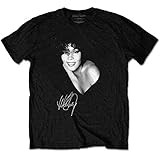 Whitney Houston T Shirt Noir and Blanc Photo Nouveau Officiel Unisex Noir Size S