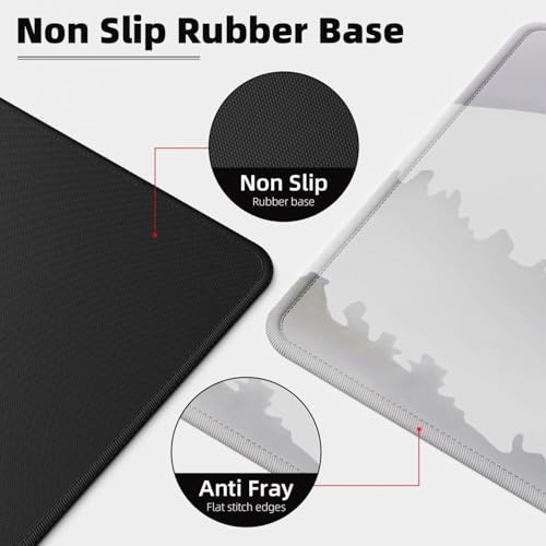 Tapis de souris de jeu Monster Dragon Hunter Cool | Tapis de souris imperméable extra large | Base en caoutchouc antidérapant | Idéal pour le bureau, les jeux et la maison (XXL) – vue 3