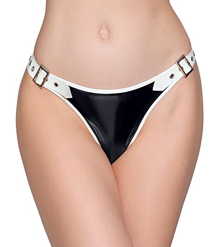 String de laque Black Level XL bicolore extensible effet miroir - 3