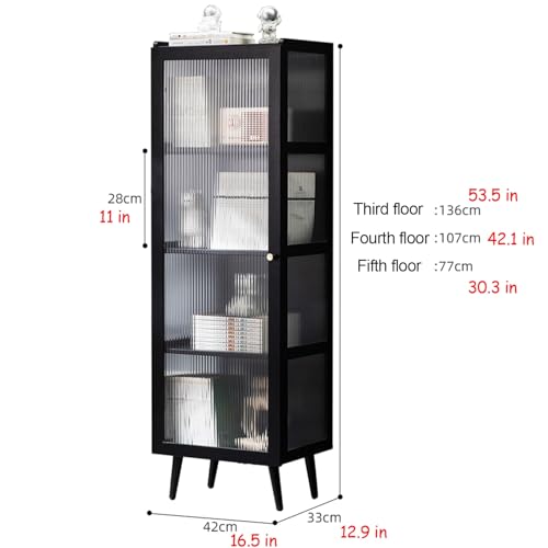 Meuble de rangement robuste charge 75 kg à vitrine acrylique pour protéger vos collections - 3