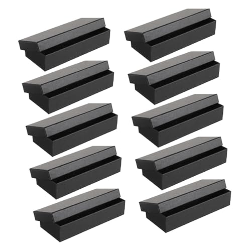 Étui de Rangement pour Hommes et Boîtes à Montres en Papier Noir Compactes