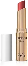 Eudora Batom Vermelho Ruby Glam Microplastia 3,3g