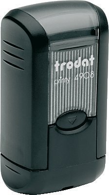 trodat Printy 4908 Tampon encreur de texte configurable Rouge