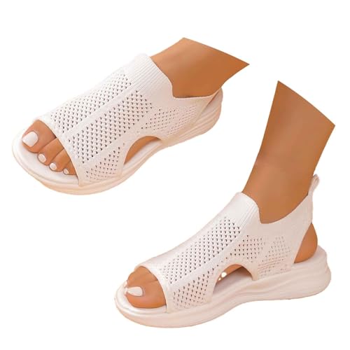 Sandalias Mujer Zapatos Verano Mujer Sandalias Ortopedicas Sandalia Ortopédicas Negras Chanclas Trekking De Sandals Cross Punta Cerrada Planas Comodas Trabajo Deportiva Deportivas Fascitis Plantar