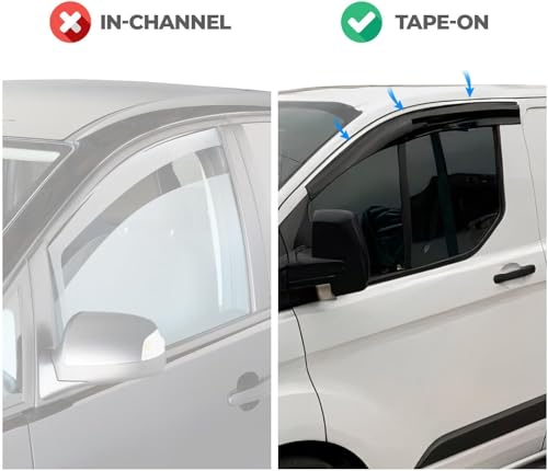 LiyanWu Car Wind Deflectors for BYD Seal U DM-i 2023 2024 2025, Rooftop Wind Deflectors Side Visors Weathershields Stick-On Decorative, Car Accessories - Image 3