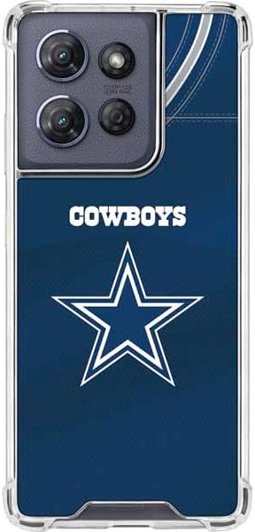 Skinit Clear Phone Case Compatible with Moto G 5G (2025) - Officially Licensed NFL Dallas Cowboys Design