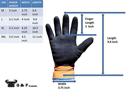 G & F Products 1628M-3 100% Waterproof Winter Gloves thumb #1