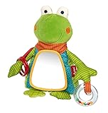 ENTDECKEN UND LERNEN: Mit dem Aktiv-Frosch können Babys nach Lust und Laune forschen, (be)greifen und entdecken, Rasselringe und Knisterfolie trainieren das Gehör des Babys und belohnen erste Greifversuche - der 23 cm große Frosch aus schmuseweichem Microplüsch und festgenähtem Halstuch ist ein echtes Multitalent und ein cleverer Spielgefährte