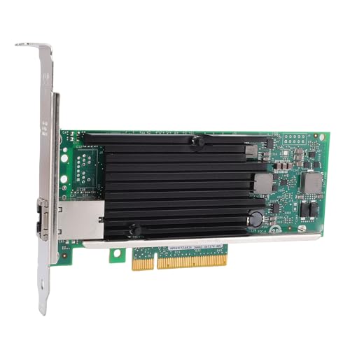 Tarjeta de red Yunseity PCIE 10Gb X540 T1 con puerto RJ45 único Ethernet 100MbE, tecnología Offload para VMware miniatura 5