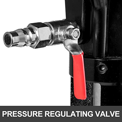 VEVOR Pneumatic Mixer 5 Gallon 20L Paint Mixer 2000 Rpm/Min 1/4Hp 12 x 500mm Shaft Size Automatic Stirring Machine Drill Paint Mixer Coating Pneumatic Blender For Stirring Paint