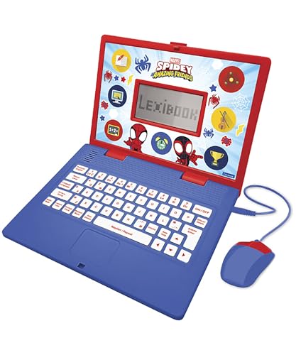 Ordenador educativo Lexibook Spidey bilingüe, el regalo ideal de cumpleaños para niños