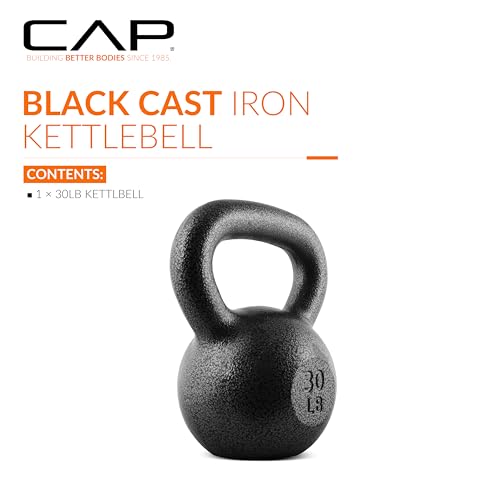 Image of CAP Barbell Cast Iron Kettlebell - Singles and Sets, Multiple Weight Choices