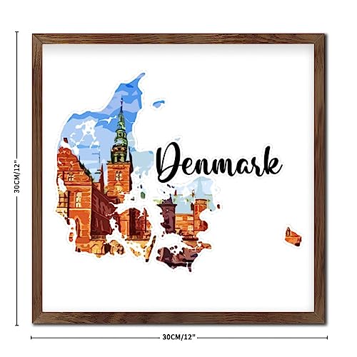 Cadre bois Danemark : panneau de construction motivant - 3