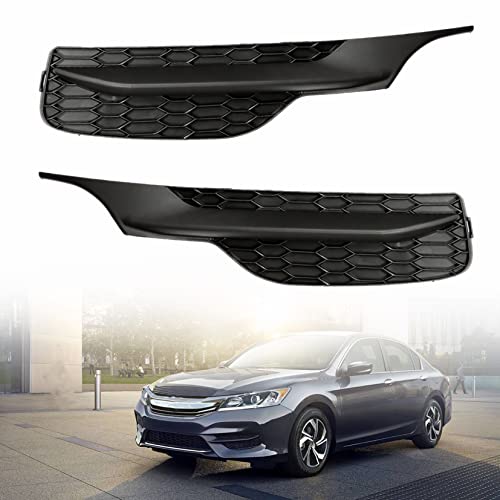 Seblaff 1 Pair Of Front Bumper Fog Light Cover Driver And Passenger Side For 2016-2017 Accord #TOP18