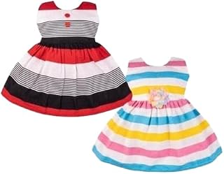 Kid Girls Pack of 2 Cotton Clothing Set| Comfortable, Breathable, Lightweight, Skin Friendly|SL_141 Price In India