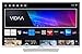 TELEFUNKEN Fernseher 40 Zoll Smart TV VIDAA XF40VP750M-W Full HD Fernseher, HDR TV mit integriertem Triple-Tuner, LED TV weiß