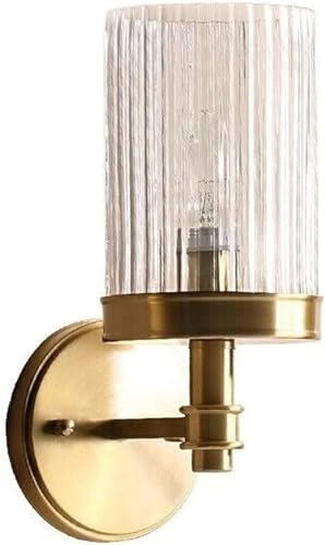 Lámpara de pared interior moderna Compatible with ., lámpara lectura, espejo, luz frontal, acabado en oro cepillado, aplique compatible con sala estar,Lujo