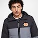 Nike Air Men's Synthetic-Fill Jacket Winter Puffer (US, Alpha, Medium, Regular, Regular, Anthracite/Cool Grey/White)