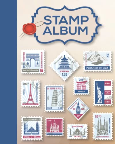 Stamp Album: Professional Stamp Collecting Album For Stamp Collectors - Traveler Worldwide Stamp Collecting Album