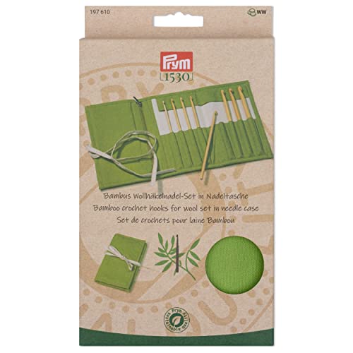 Crochet en laine bambou Prym 197610 vert aiguille tricot 3,5-8 mm