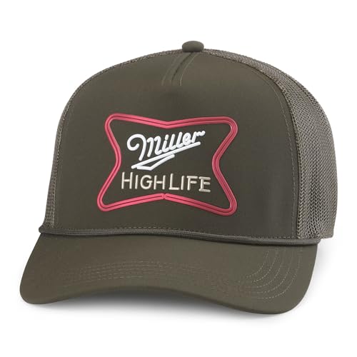 Image of AMERICAN NEEDLE Miller High Life Beer Unisex Adjustable Snapback Baseball Hat