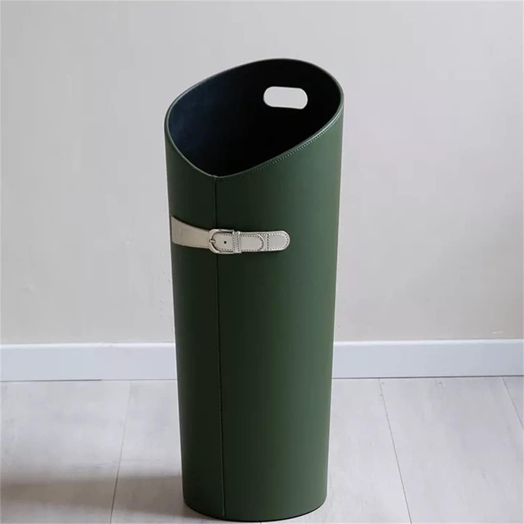Home Umbrella Storage Rack Leather Umbrella Bucket Home Entrance Bucket Jewelry Storage Drain Bucket