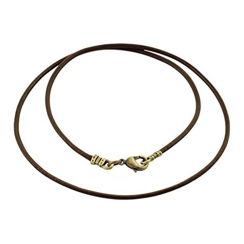 DragonWeave Brown Leather Cord Necklace Cover