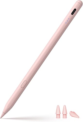 Miniatura 12 de Lápiz óptico para iPad 2018-2025, lápiz de carga rápida USB-C, sensibilidad de inclinación perfecta de píxeles para iPad 11/10/9/8/7/6/A16, iPad