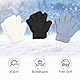 Aolso 3 PCS Winter Kinderhandschuhe, Winter Magische Handschuhe, Warme Kinder Strickhandschuhe, Kinder Dehnbare Warme Magische Handschuhe & Fäustlinge Jungen oder Mädchen(Schwarz, Blau, Weiß)