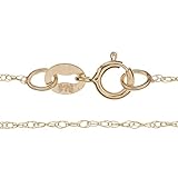 Markylis - SOLID ITALIAN 9ct YELLOW GOLD FINE TWISTED PRINCE OF WALES TWIST ROPE STYLE CHAIN 9K NECKLACE LADIES - 0.8mm - 20inch - 20'