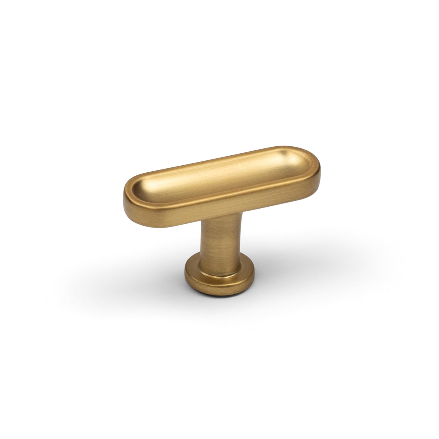 52mm Brushed Gold Cabinet Pull Knob Round Cupboard Door Drawer Handle Wardrobe Furniture Replacement Upcycle